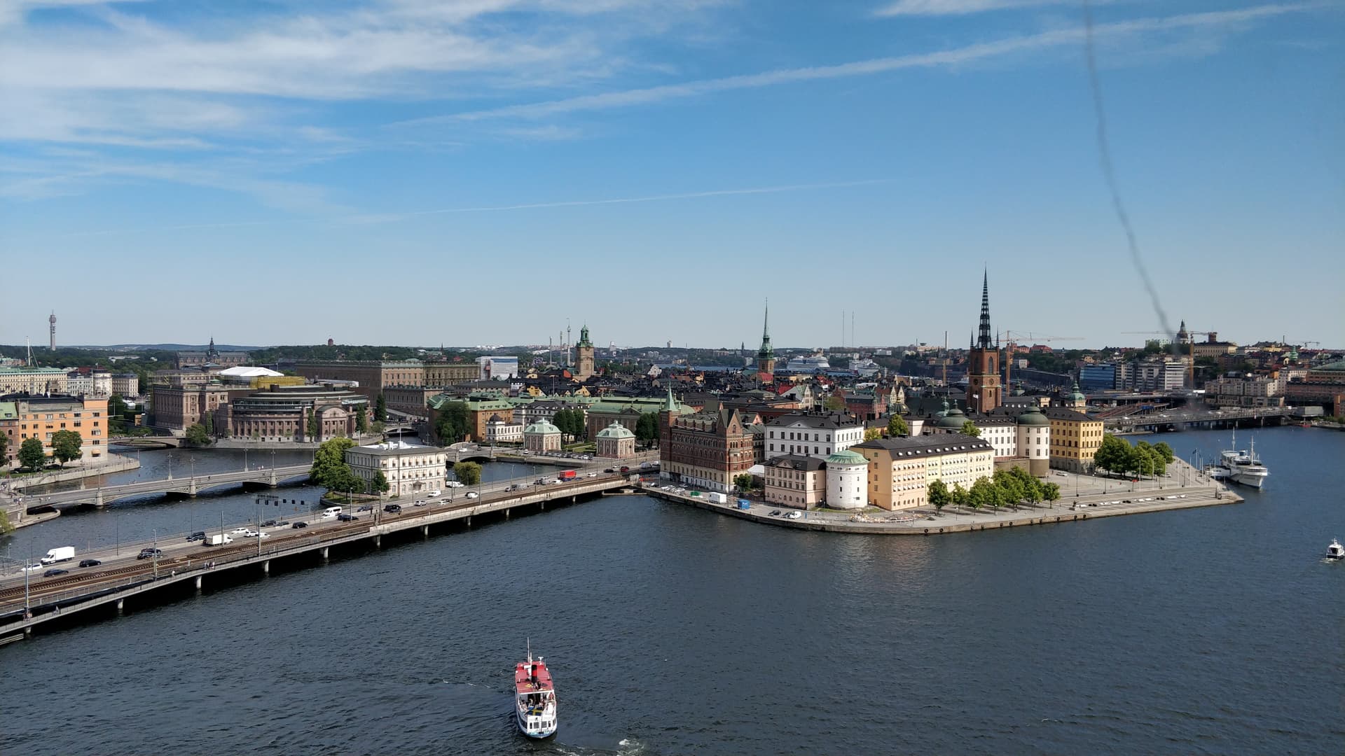 Bild av Riddarholmen i Stockholm